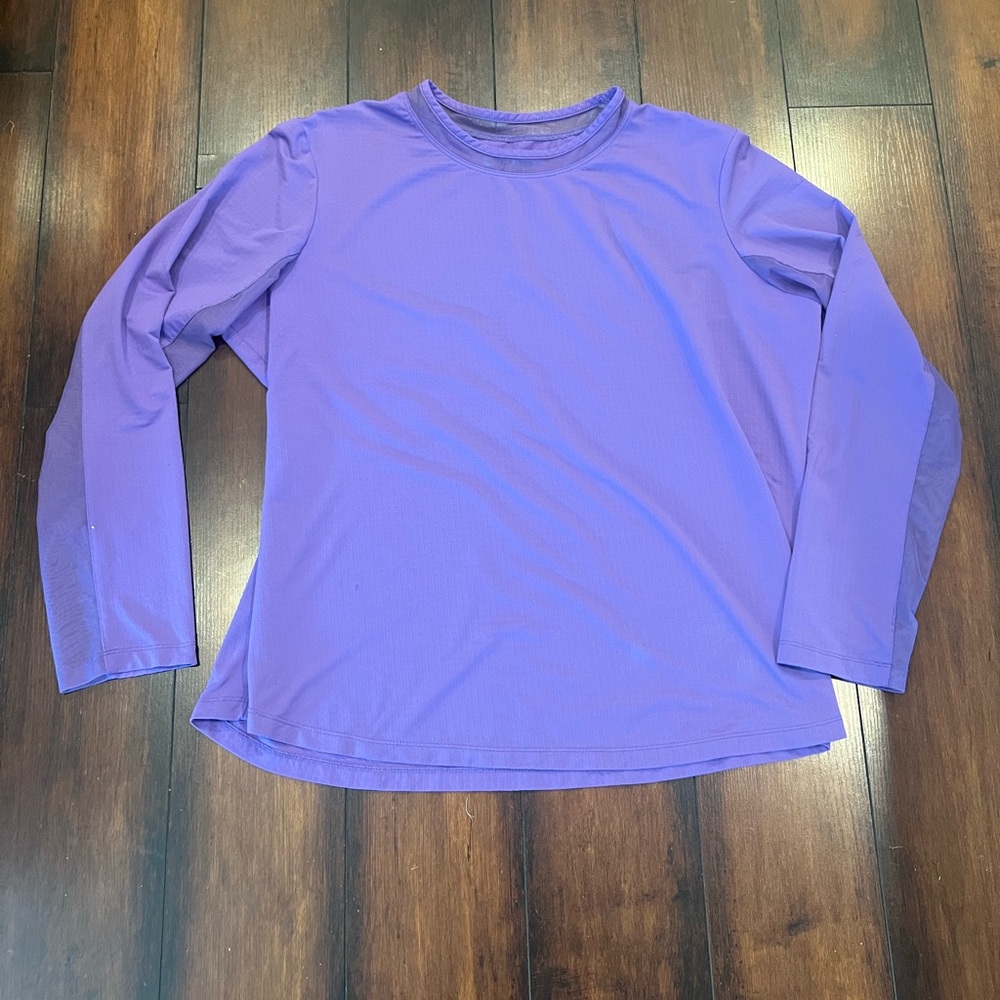 IBKUL Purple Long Sleeve Shirt